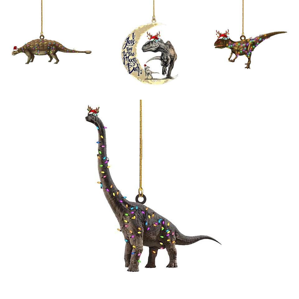 2023 Christmas Dinosaur Hanging Ornament For Festive Tree Decoration And Party Gifts