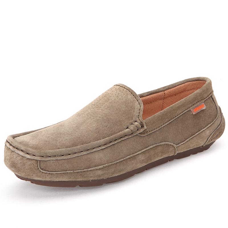 Casual Men Genuine Leather Suede Shoes Summer Breathable Classic Men'S Loafers Moccasins Penny Shoes Fashion Men'S Shoes