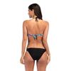 Retro Summer Beach Striped Print Swimwear With Premium Quality Fabric And Timeless Design