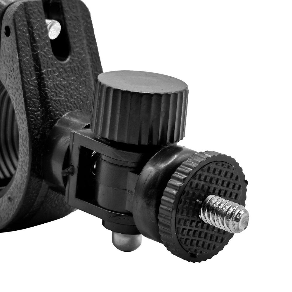 1Pc SLR Camera Phone Holder Automatic Clamping 360 ° Rotating Bracket For Circular Lamp Tripod Phone Live Streaming Bracket