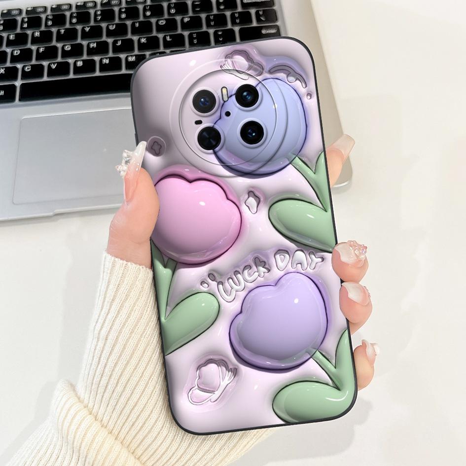

For Huawei Mate 70 5G Case Cute Cartoon Panda Rabbit Soft Silicone Cover For Huawei Mate 70 Pro 70 Pro+ 70Pro Plus PLA-AL10 Capa Mate 70 Pro Plus 5G