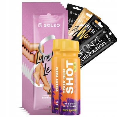 Soleo Lovely Legs 5x10ml Strong Leg Bronzer + Freebies