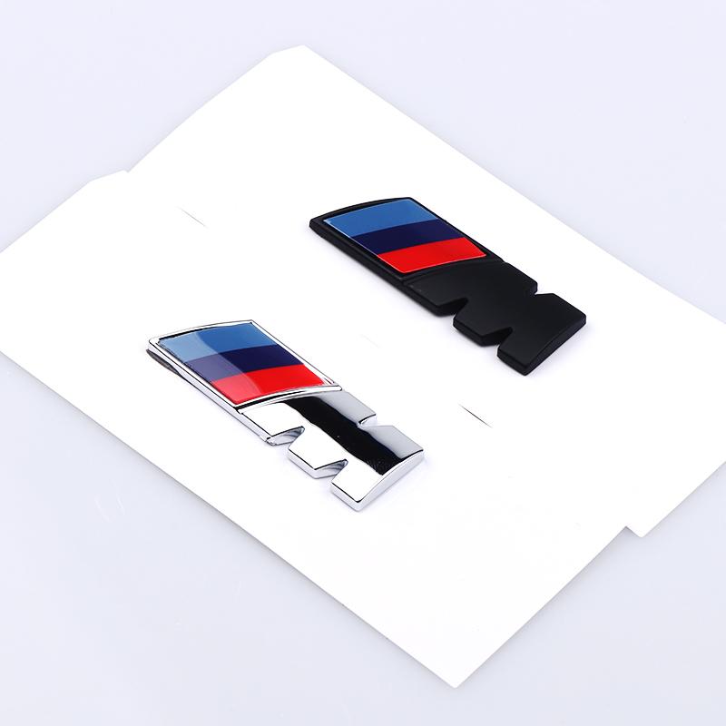 Emblème M M Badge ABS 3D Badge d'aile de voiture Autocollants de coffre Pour BMW E46 E90 E60 F10 F30 E39 F20 E36 G30 G20 E92 E70 M Accessoires Auto
