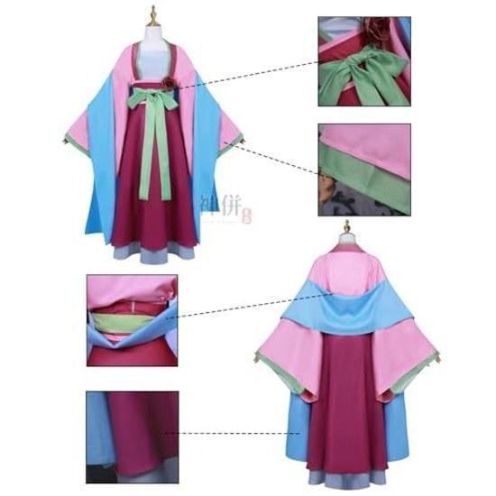 Shinpei Ryohin Apothecary Diaries cosplay wig Mao Jinshi outfit full set costume adults cultural festival