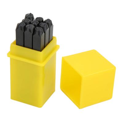 Kohlenstoffstahl 3mm Zahlen Punch Metall Stempel Handwerk Werkzeug Kit Mit Fall(Zahlen)