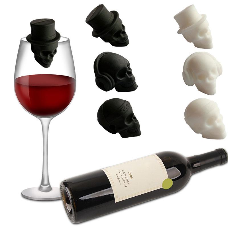 6/12pcs Wine Glass Marker Wine Charms Glasses Identifier Marker Cups Glasses Markers Silicone Glass Tongue Shape Glasses Tags