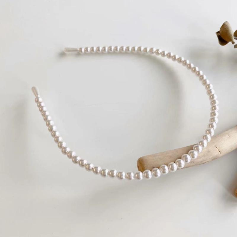 Korean Beads Imitation Pearl Hair Hoop Fashion Sweet Chic Headbands Ornaments