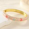 Zinc Zinc Zinc Alloy Enamel Bracelet Ethnic Dropped Glaze Bracelet Chinese Cloisonne Bangle  Traditional