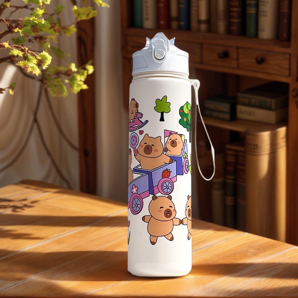 3PCS Set Capybara School Bags for Girls Primary Schoolbag Cartoon Backpack Set Rucksack Bagpack Kids Cute Children Book Bags