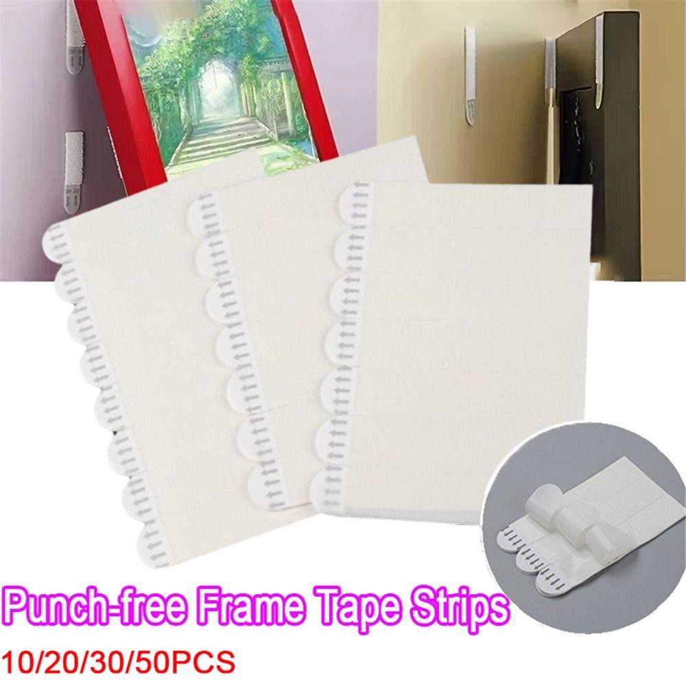 

10/20/30/50PCS Punch-free Picture Frame Poster Wall Hook Wall Hanger Picture Frame Poster 16 X 70mm-10PCS