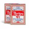 Playing Shipped Within X 2 Cards, Plastic, Japan, Anti-fraud, 8.8cm (height) 6.3cm (width), Boxes, Red.