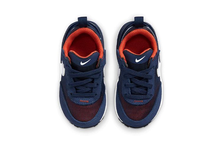 Nike Waffle One Low Top Sports Casual Shoes Blue Orange Infant And Toddler DC0479-401