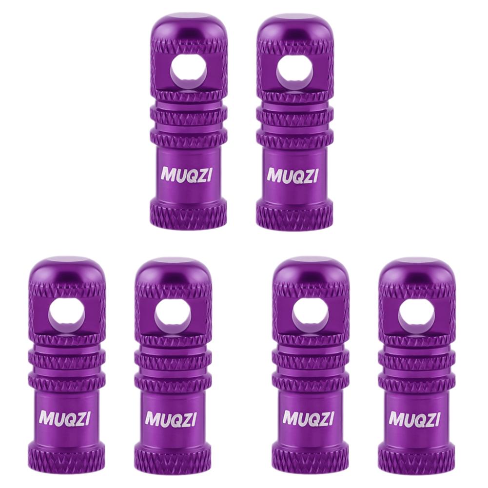 

6Pcs Bicycle Presta Valve Caps with Valve Core Removal Function Cycling Presta Valve Cover Aluminum Alloy for MTB Road Bicycle