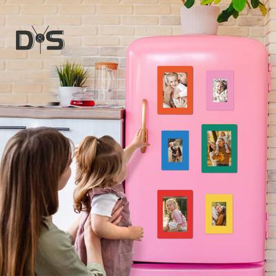 6/12 Stück Magnetischer Bilderrahmen, Kühlschrankmagnet, Bild, Kunst, Malerei, Poster, Displayrahmen, Home-Office, Kühlschrankdekoration, PVC-Fotohalter