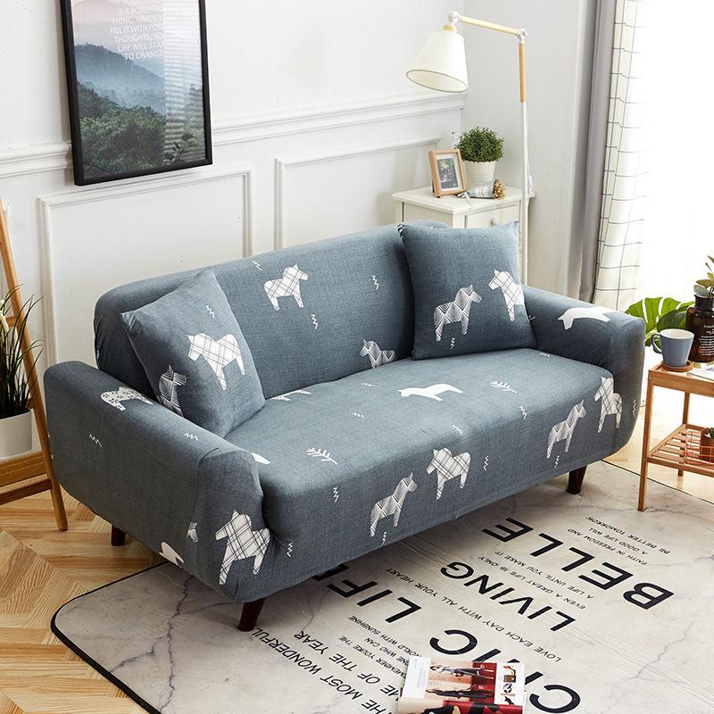 Multifunctional Knitted Stretch Sofa Cover All-Inclusive Soft Durable Washable for Living Room Furniture Protector