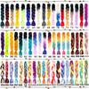 LUPU 60CM Synthetic Hair Extension Big Braid Braid Long Gradient Pink pPurple Blonde Party Wig Hair Extension Braid