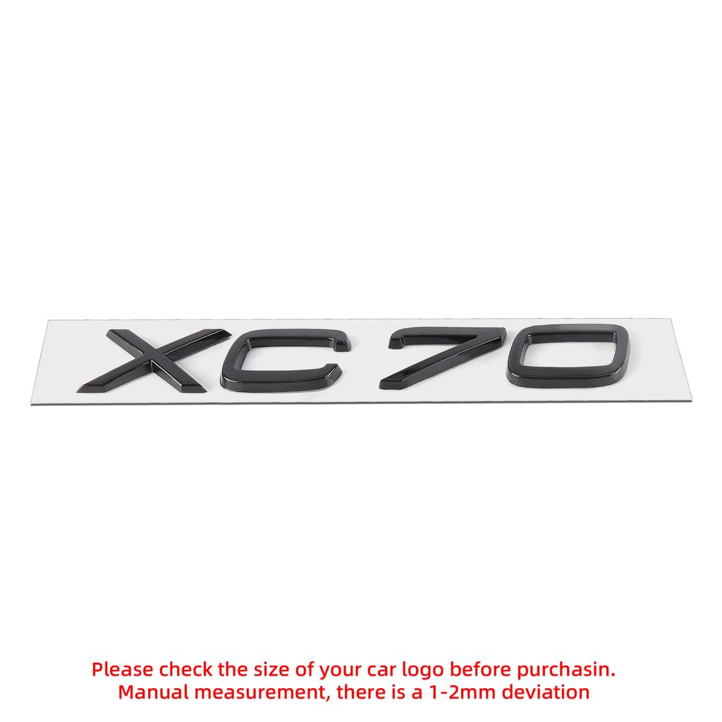 ABS Car XC Series Number Emblem Logo Sticker Rear Trunk Decals Accessories For Volvo XC40 XC60 V70 S60 XC90 S80 V40 XC70 V50 AWD