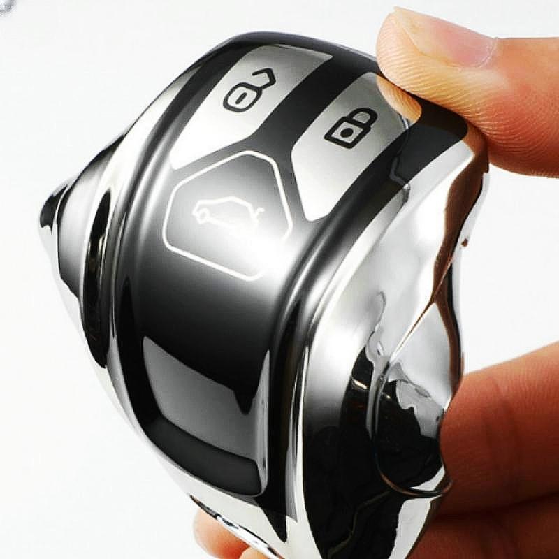 Weiche TPU Auto Fernbedienung Schlüssel Fall Abdeckung Shell Für A1 A3 A4 B9 A5 A6 Q3 Q5 4M Q7 TT TTS RS Coupe Schutz Halter Fob Zubehör