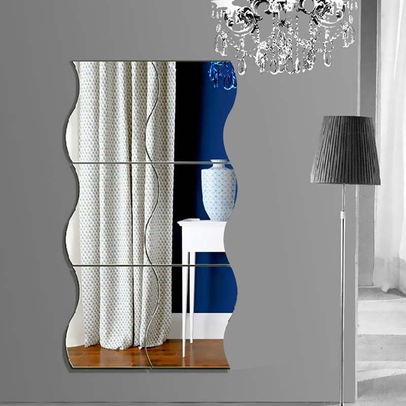 1 ks DIY odnímatelný domácí pokoj Nálepka na zrcadlo na stěnu Umělecká vinylová nástěnná malba Decor Decal