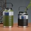 Tundun 2L Large Capacity Insulated Water Bottle - 304 Stainless Steel Thermos for Outdoor Sports