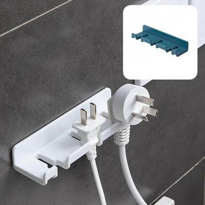 Punch-free Plug Bracket Organizer Safe Practical Multi-purpose Wall Toothbrush Holder