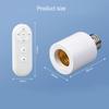 New E27 Led Lamp Base with Wireless Remote Control Smart Timer AC85-265V Light Bulb Holder Socket Adapter Converter Adjustable