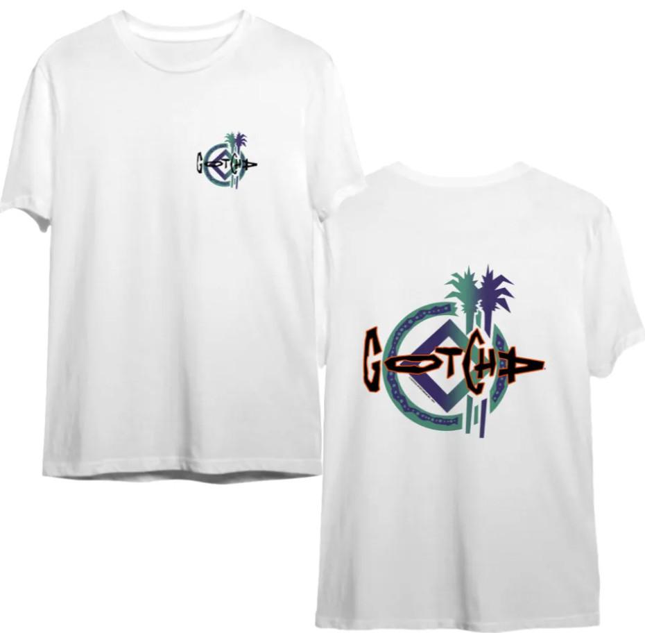 Rare 90s Gotcha Surf Shirt – 1991 Vintage 2 Sided Graphic Tee