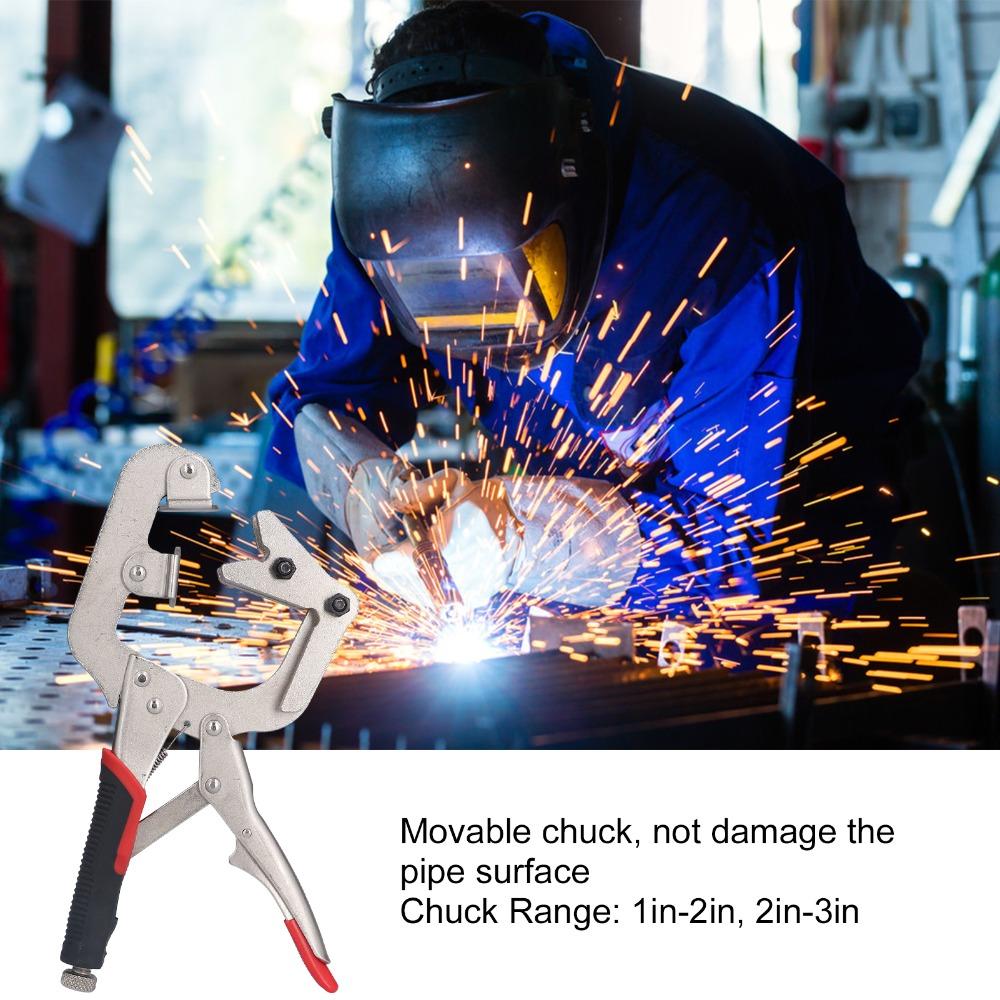2pcs Carbon steel C Clamp Locking Pliers 270° Rotation Locking Welding Clamp Welding Clamps Welding