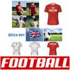 Vintage T-shirt Football Soccer Training National Flag United Kingdom England UK 3D Print CHEER JERSEY Short Sleeve Round Neck Sport Uniform Unisex