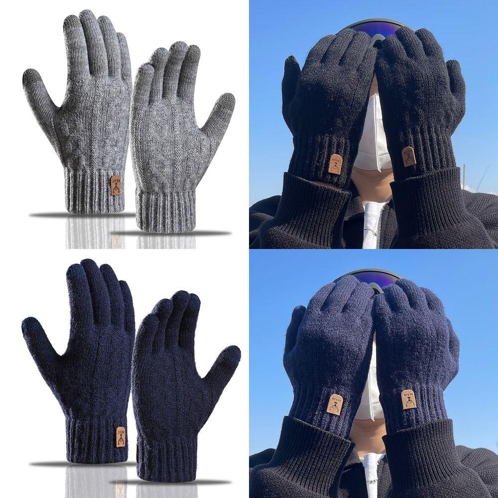 Cotton Touchscreen Gloves Waterproof Windproof Cycling Gloves Winter Gloves For Winter Outdoor