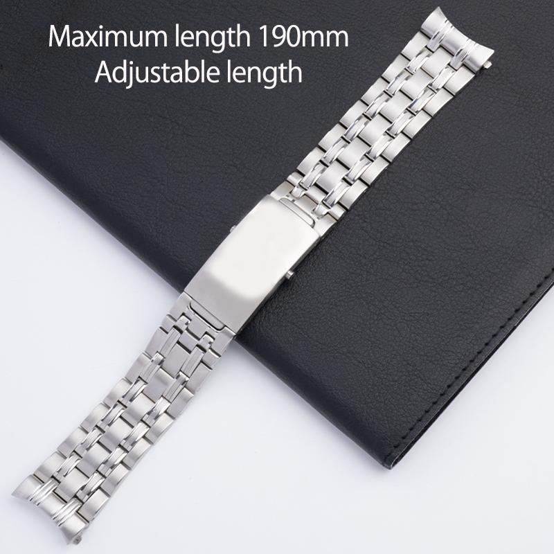 Quality Watchband 20mm 22mm Silver Stainless Steel Watch Band For Omega Strap Seamaster 600 Speedmaster Planet Ocean Belt