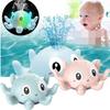 Baby Bath Octopus Toys Auto Induction Spray Water Shower Led Flickering Lamp