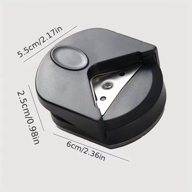 Stainless Steel Corner Cutter, Portable Rounder for Photos & Paper Crafts - Easy Precision Trimming Tool, No Batteries Required