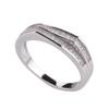 925 Silver Color Sterling VS1 Diamond Ring for Women 2 Carats Topaz Bizuteria Anillos Gemstone Stamp Silver 925 Jewelry Ring