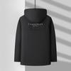 Autumn and Winter Duck Down Hooded Zipper Version Middle-aged Business Warm Thickened Down Casual Jacket