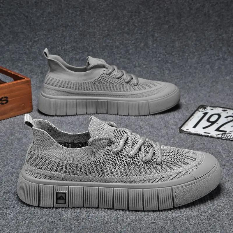 Fashion Summer Sneakers Man Breathable Mesh Vulcanize Shoes for Men Tennis Classic Original Social Deals Walking Common Designer Luxury