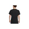 Nike Solid Color Logo Crew Neck T-Shirt Men Tops Black DD7019-010