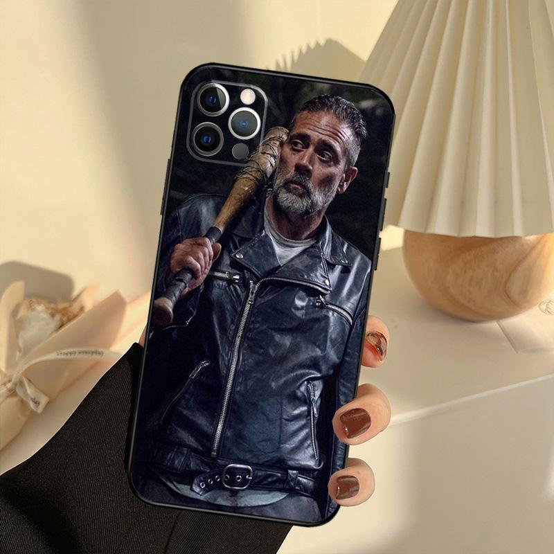 The Walking Dead Negan Phone Case For iPhone 16 14 13 12 11 15 17 Pro Max 13 Mini 15 16 Plus 16e 17 Air Cover Funda