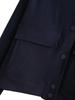 2023 Spring European & American Y2K Stand-up Collar Double Pocket Solid Motorcycle Bomber Jacket