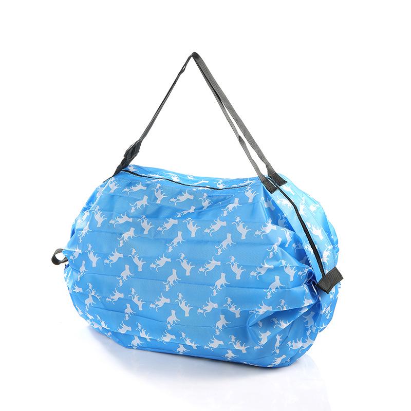 Japonská skládací nylonová cestovní a úložná taška s potiskem