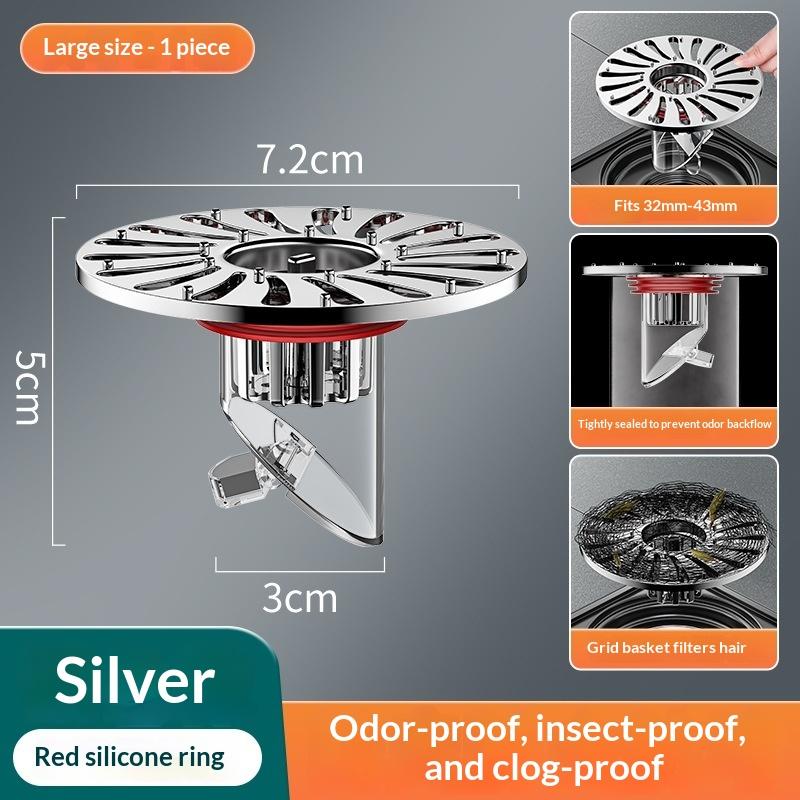 New Anti Odor Floor Drain Core Removable Insect Prevention Drain Cover Colander Shower Drainer Kitchen Bathroom Accessories