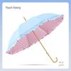Nanqiao NQ-911 Floral Lace UV Protection Straight Umbrella