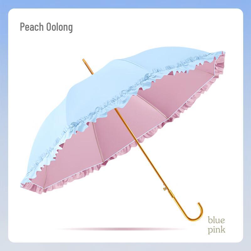 Nanqiao NQ-911 Floral Lace UV Protection Straight Umbrella