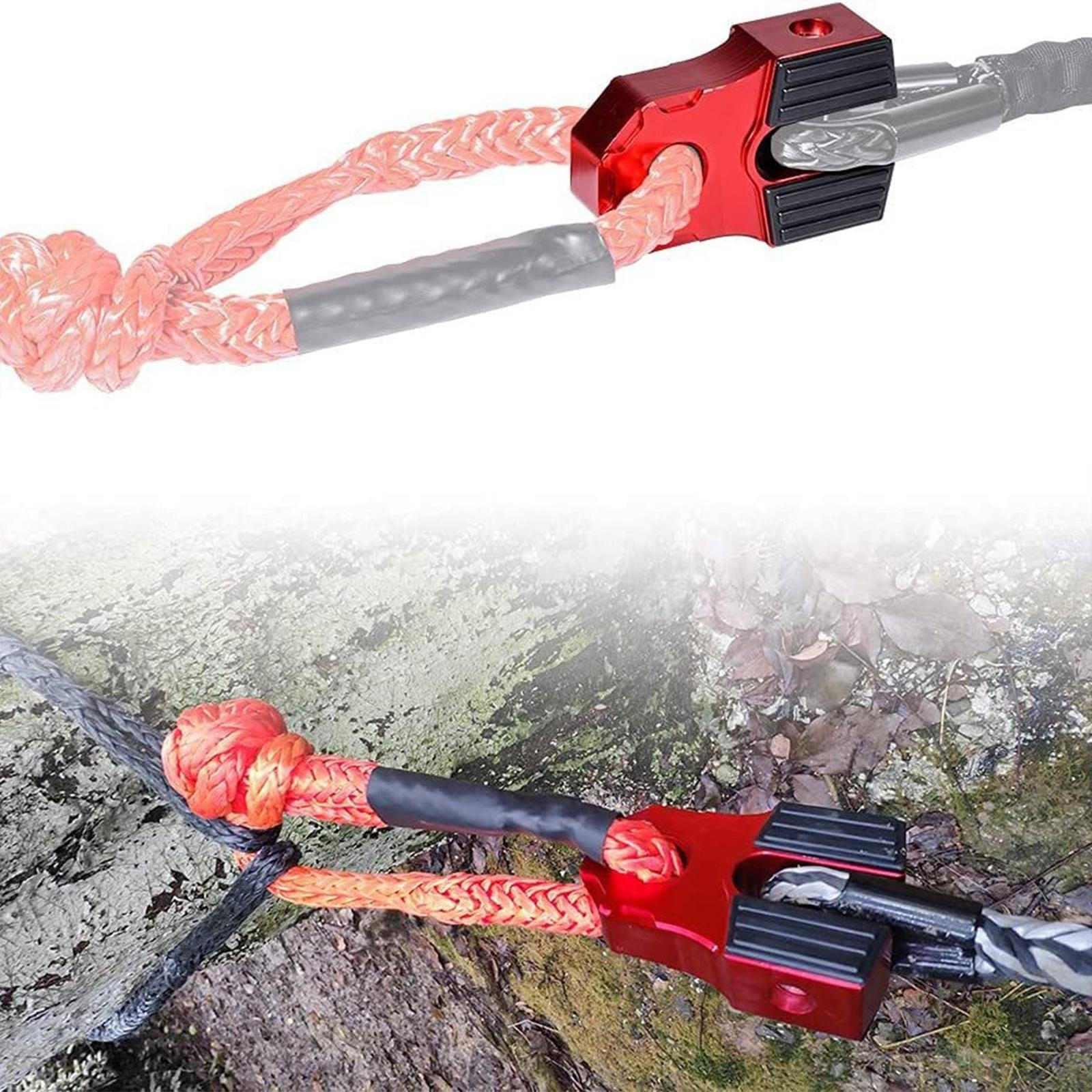 

Winch Shackle Mount Connector Towing Hook Sturdy with Mounts Drag for червоний