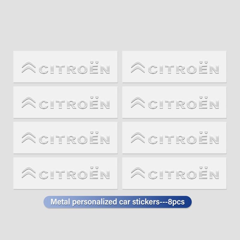 3D Metall Auto Emblem Logo Dekorative Aufkleber Plakette Decal Für Citroen C4 C3 C5 C1 C2 C6 C4L DS3 DS4 Berlingo Picasso Jumper ajo256