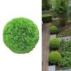 Artificial Topiary Decorations Greenery Shrubs Hanging Faux Plant Grass Ball for Backyard Garden