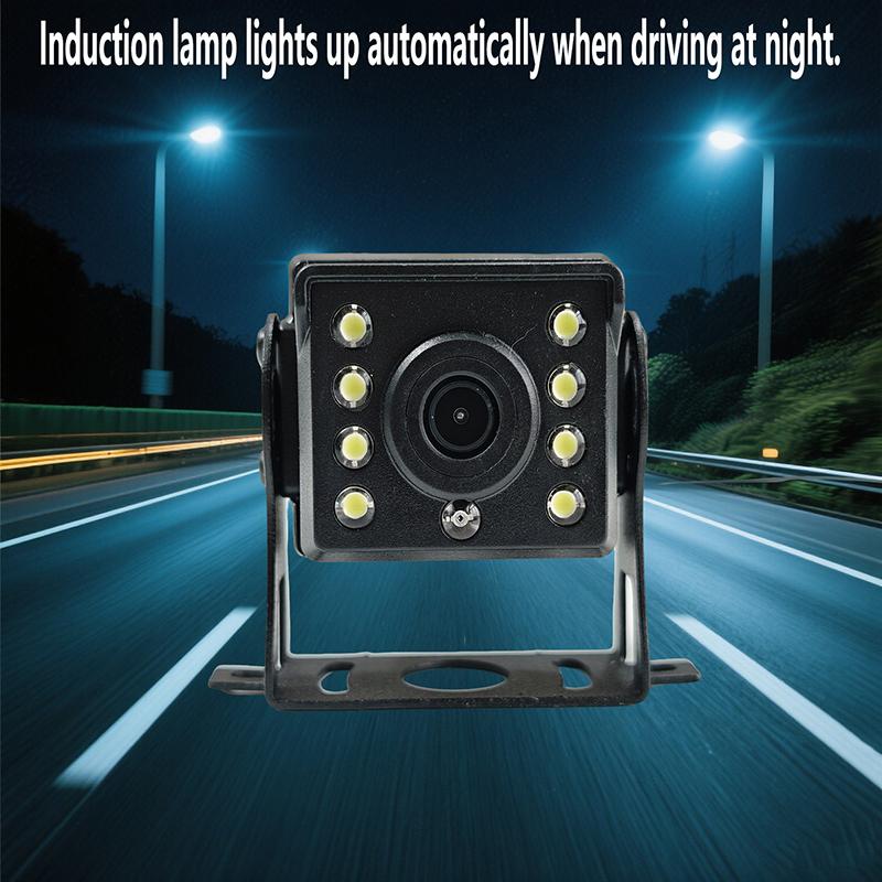 HD car reversing camera car 12-24V bus night vision waterproof reversing camera monitoring waterproof sunscreen CCD