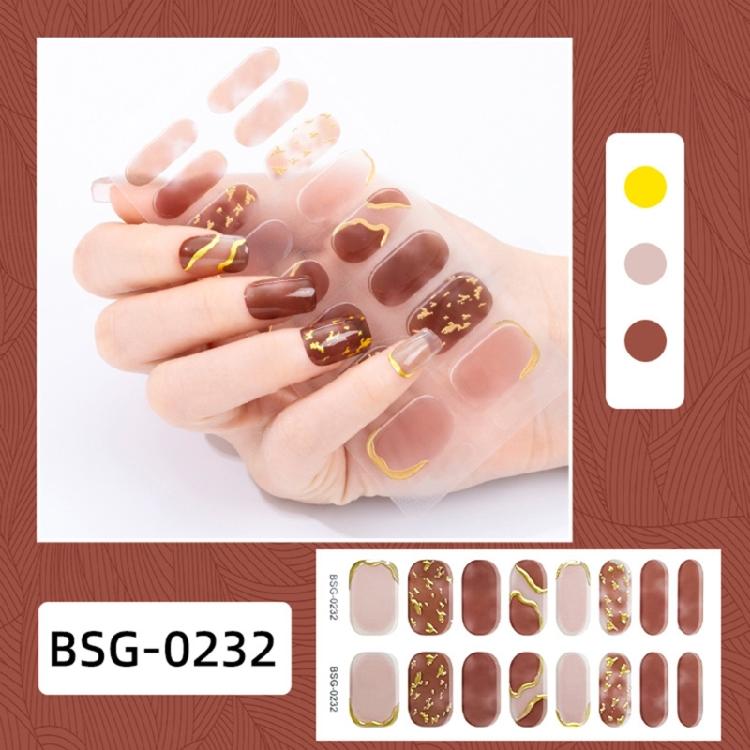 Semi-Cured Gel Nagellackstreifen Gel Nägel Vollständige Wraps Streifen Gel Nagelaufkleber