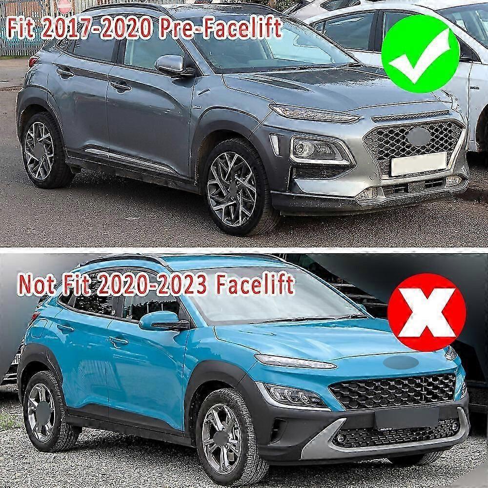 Fantastic Front Rear Mudflaps Splash Guards Mud Flaps For Hyundai Kona 2017-2020 WSLIHV WSLIHV