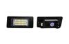 LED License Plate Lights 2x650lm, Set of 2 Compatible with BMW, 12V, Off-Road